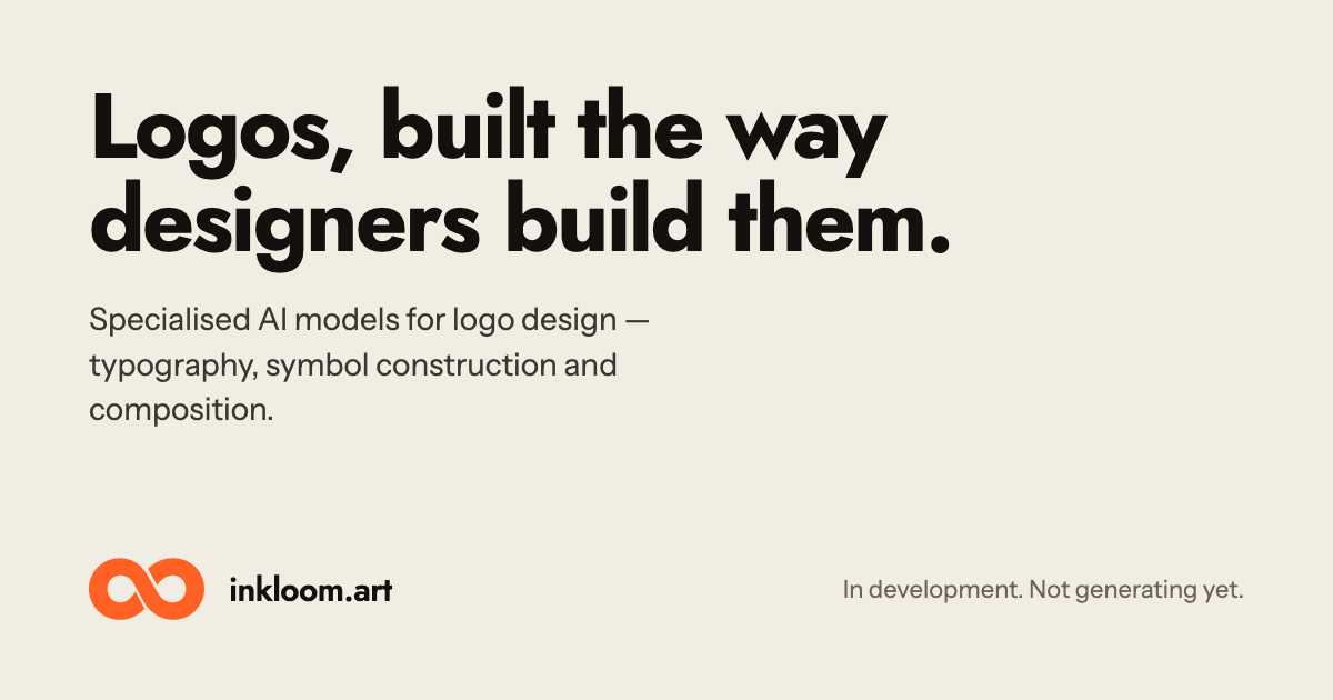 Inkloom - AI-powered logo generation built on real designer systems